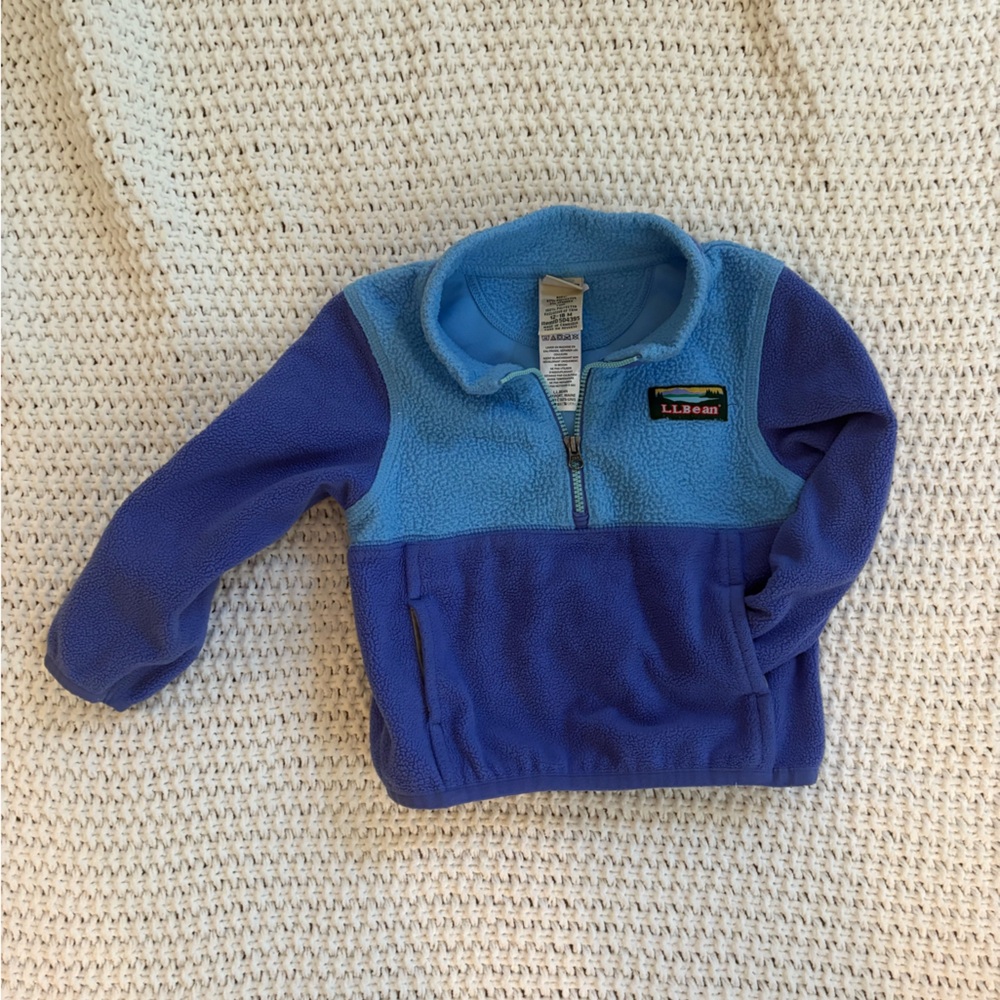 L.L.Bean Baby Fleece Pullover – Size 12–18 Months 🍼💙